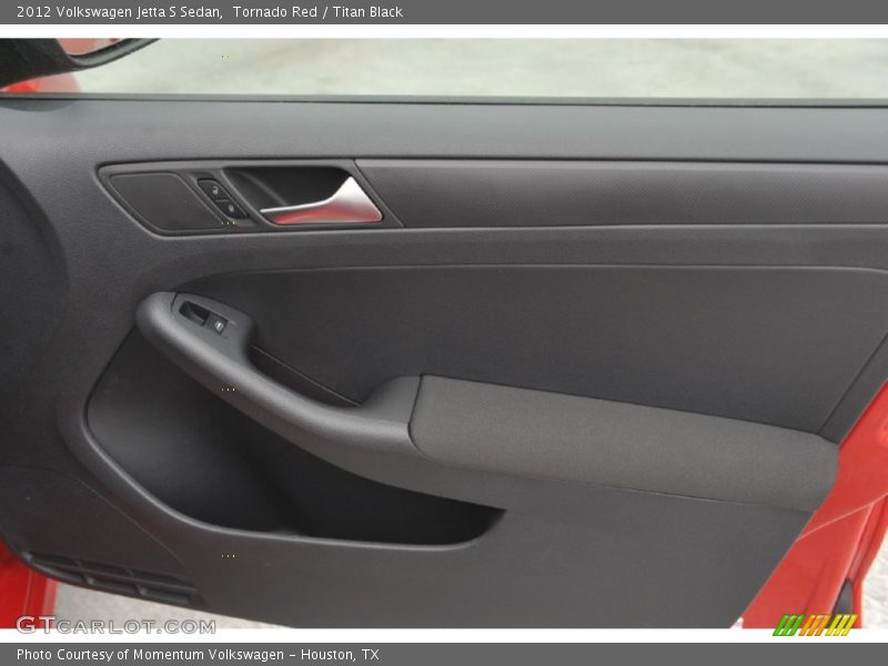 Tornado Red / Titan Black 2012 Volkswagen Jetta S Sedan