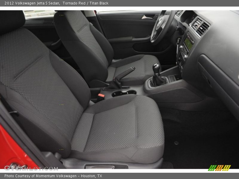 Tornado Red / Titan Black 2012 Volkswagen Jetta S Sedan