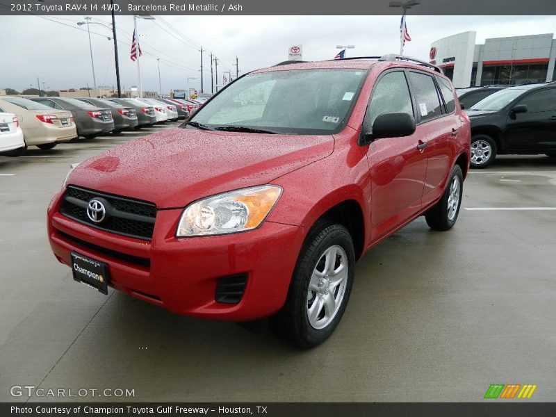 Barcelona Red Metallic / Ash 2012 Toyota RAV4 I4 4WD