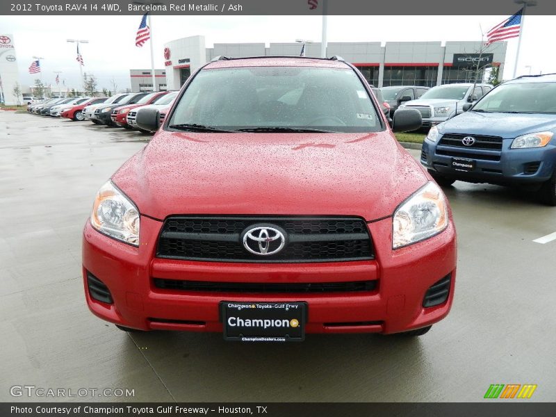 Barcelona Red Metallic / Ash 2012 Toyota RAV4 I4 4WD