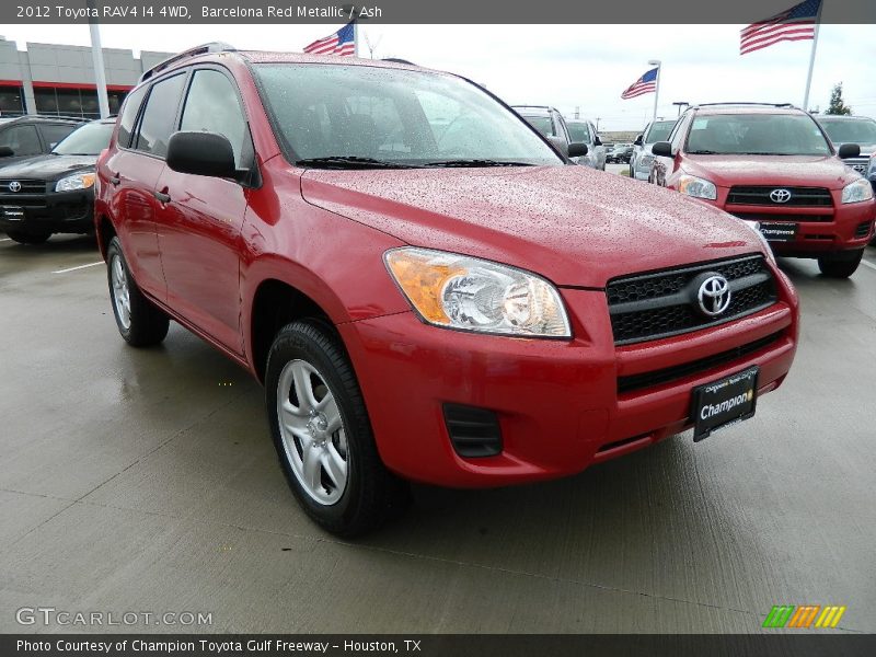 Barcelona Red Metallic / Ash 2012 Toyota RAV4 I4 4WD