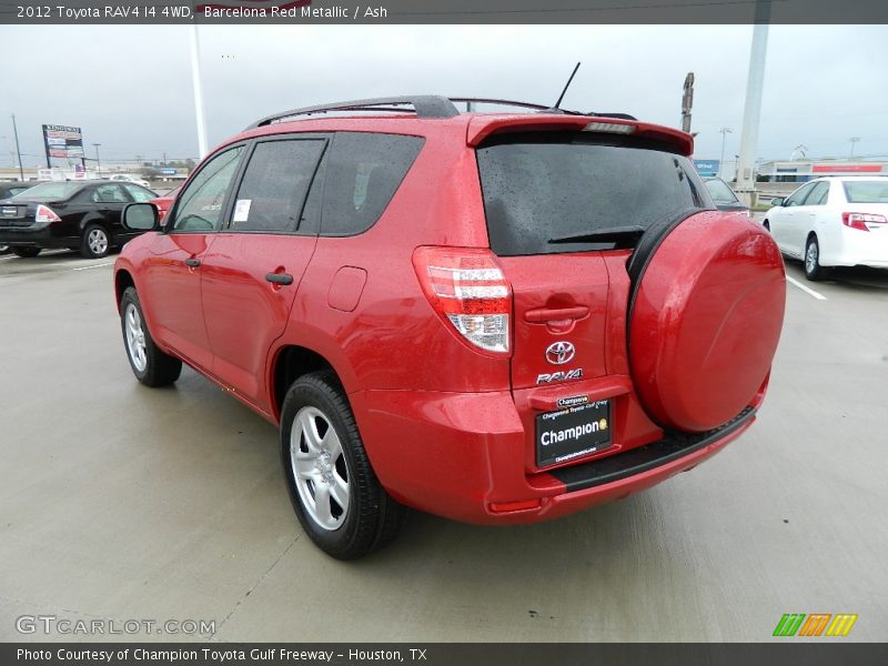 Barcelona Red Metallic / Ash 2012 Toyota RAV4 I4 4WD