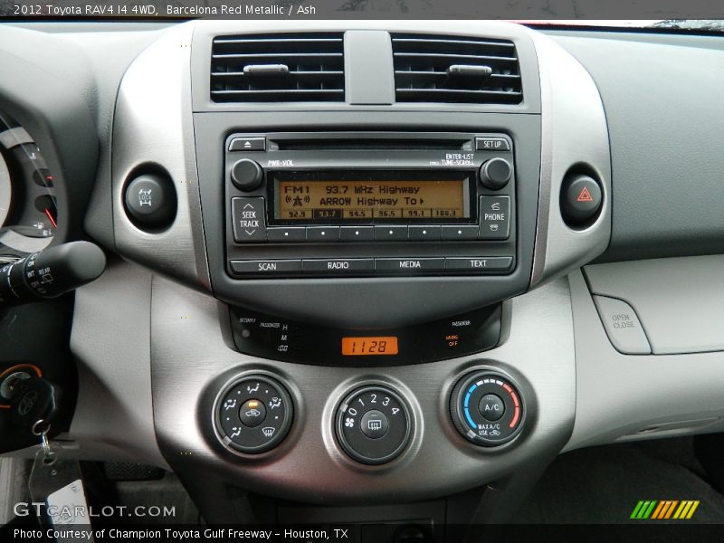 Controls of 2012 RAV4 I4 4WD