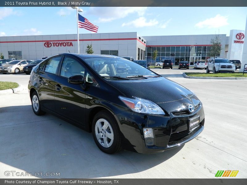 Black / Misty Gray 2011 Toyota Prius Hybrid II