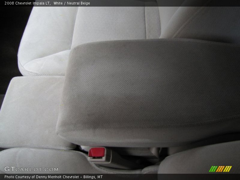 White / Neutral Beige 2008 Chevrolet Impala LT