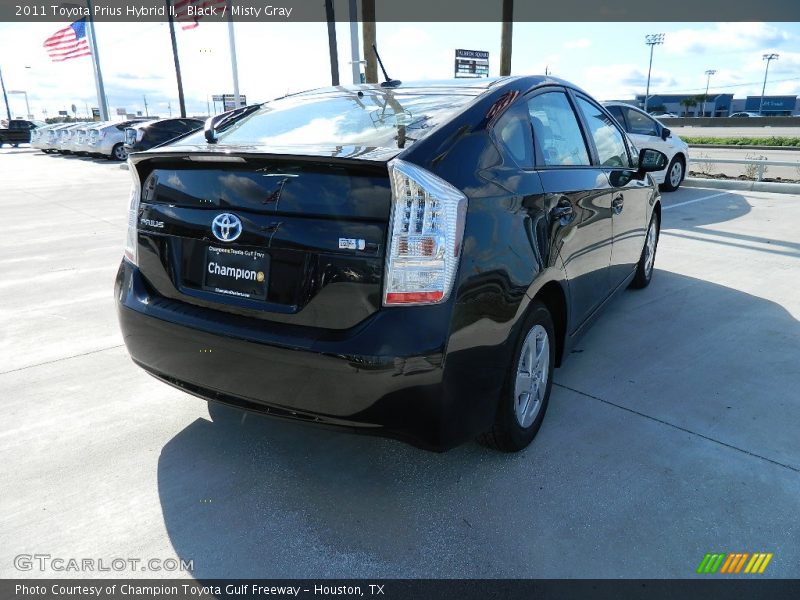 Black / Misty Gray 2011 Toyota Prius Hybrid II