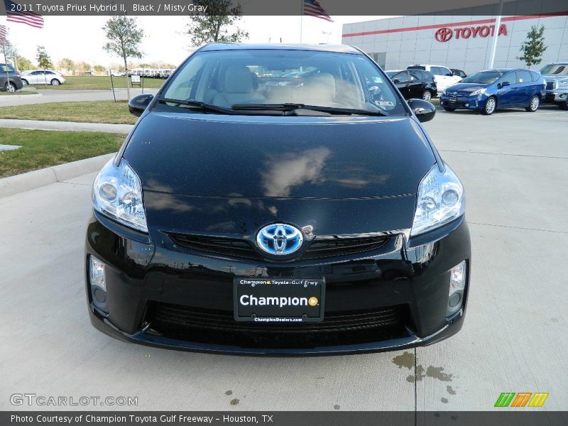 Black / Misty Gray 2011 Toyota Prius Hybrid II