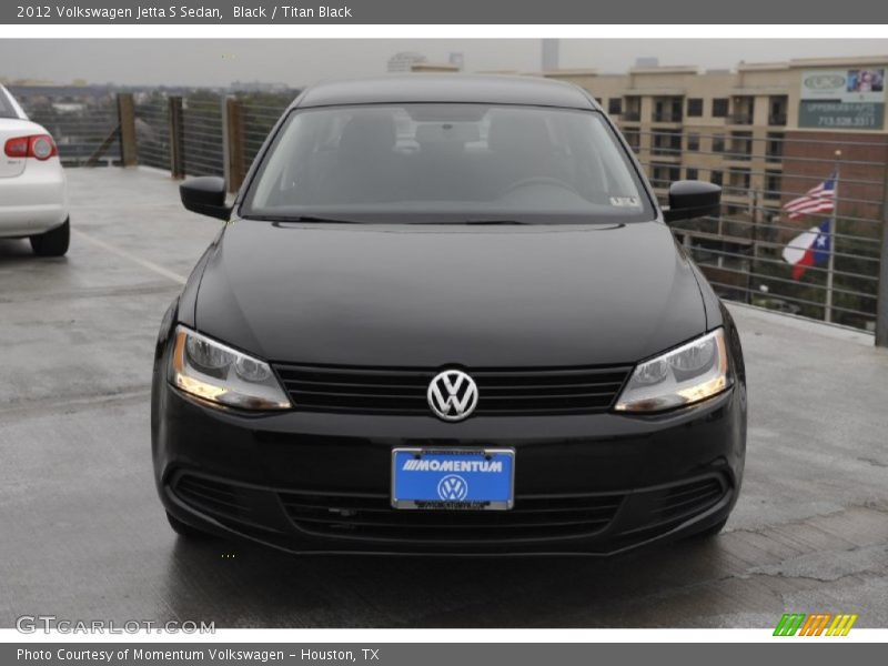 Black / Titan Black 2012 Volkswagen Jetta S Sedan