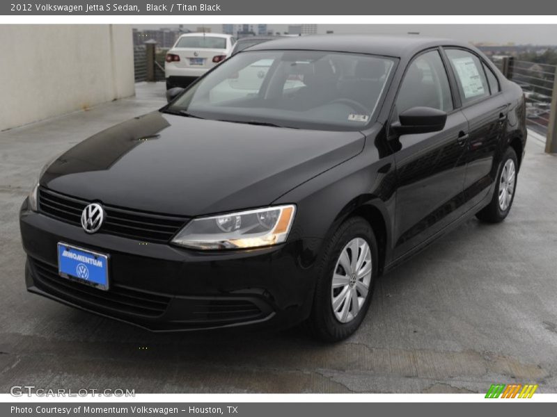 Black / Titan Black 2012 Volkswagen Jetta S Sedan