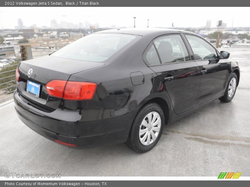 Black / Titan Black 2012 Volkswagen Jetta S Sedan