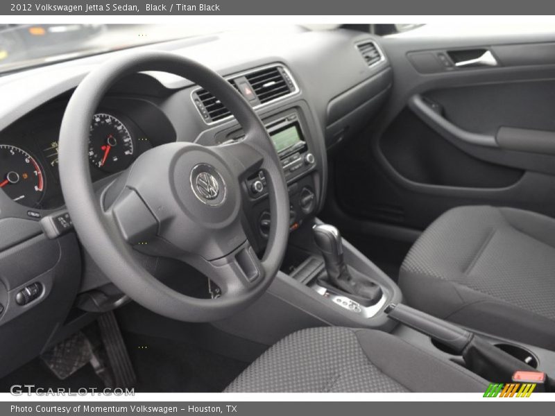 Black / Titan Black 2012 Volkswagen Jetta S Sedan