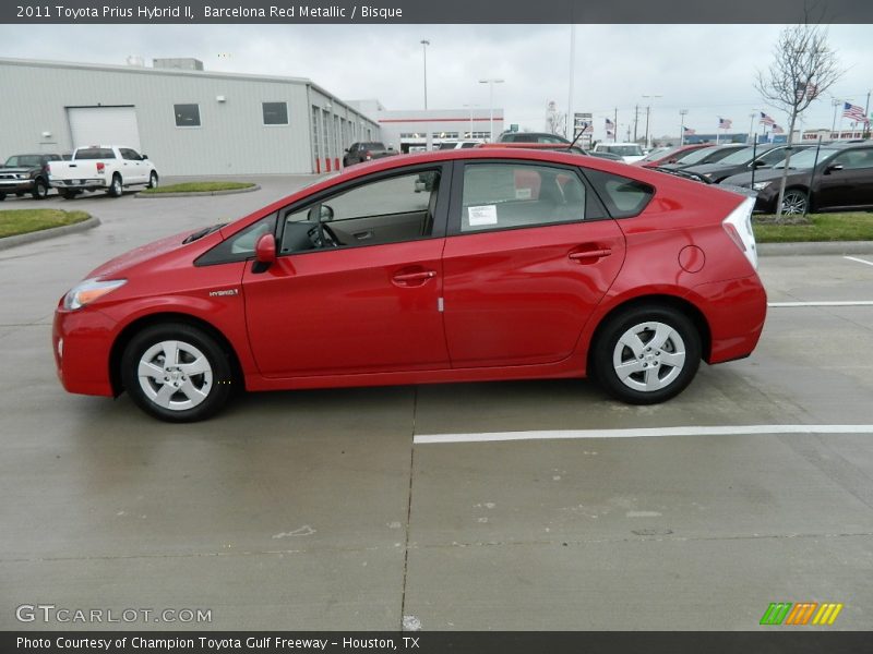  2011 Prius Hybrid II Barcelona Red Metallic