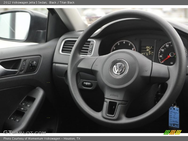 Black / Titan Black 2012 Volkswagen Jetta S Sedan