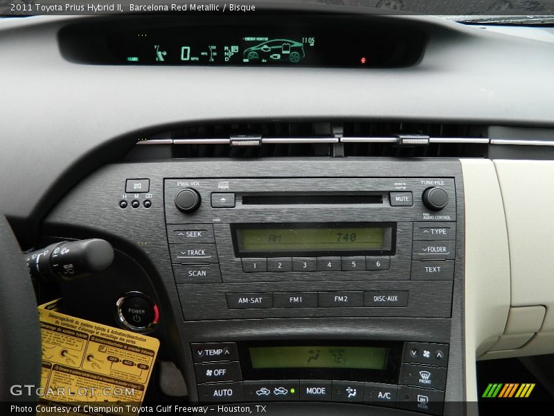 Controls of 2011 Prius Hybrid II