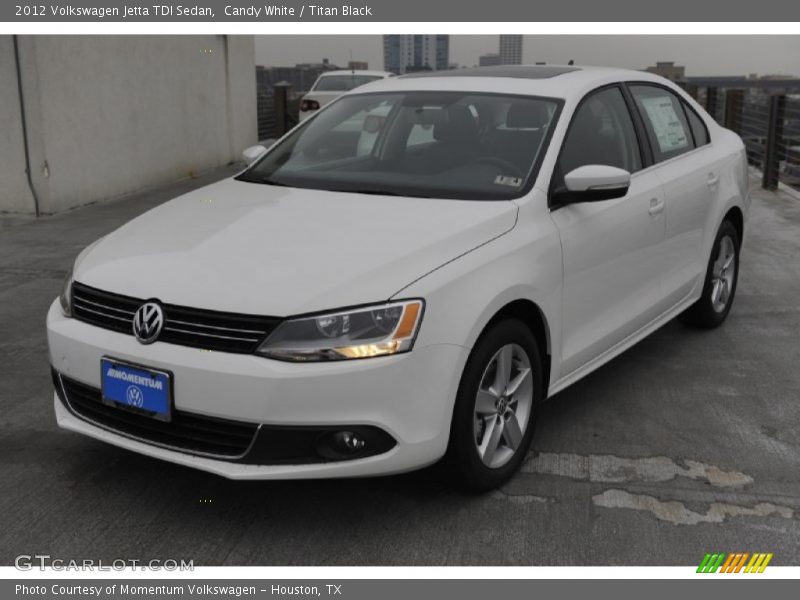 Candy White / Titan Black 2012 Volkswagen Jetta TDI Sedan