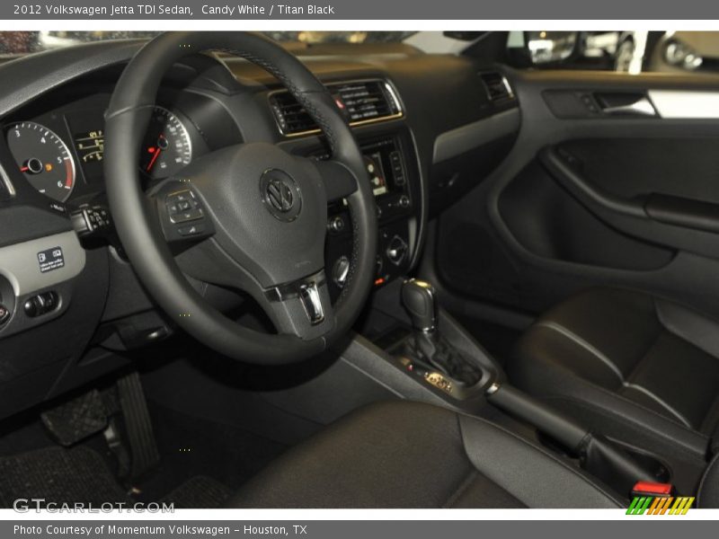 Candy White / Titan Black 2012 Volkswagen Jetta TDI Sedan
