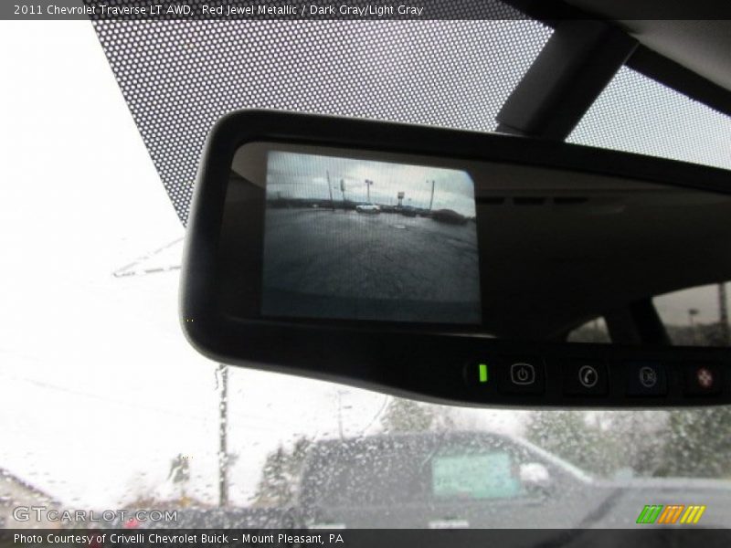 Red Jewel Metallic / Dark Gray/Light Gray 2011 Chevrolet Traverse LT AWD