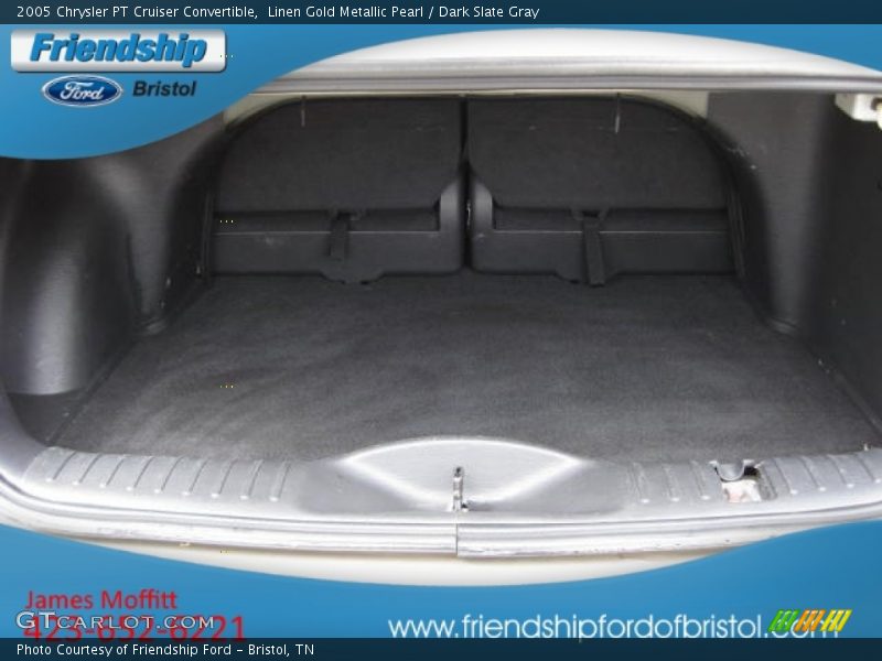 Linen Gold Metallic Pearl / Dark Slate Gray 2005 Chrysler PT Cruiser Convertible