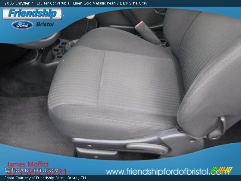 Linen Gold Metallic Pearl / Dark Slate Gray 2005 Chrysler PT Cruiser Convertible