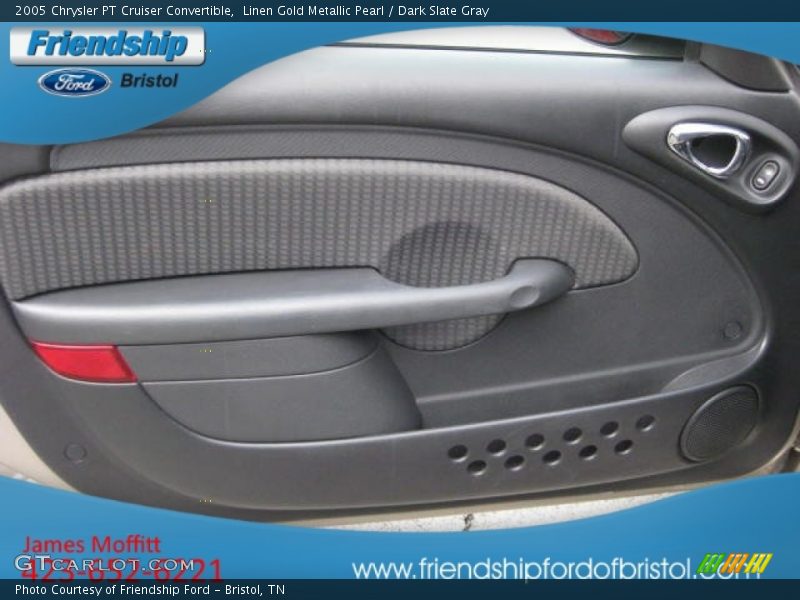 Linen Gold Metallic Pearl / Dark Slate Gray 2005 Chrysler PT Cruiser Convertible