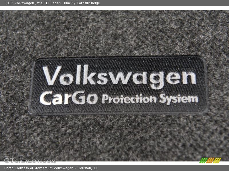 Black / Cornsilk Beige 2012 Volkswagen Jetta TDI Sedan