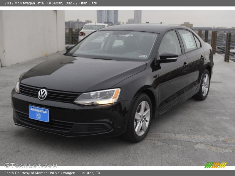 Black / Titan Black 2012 Volkswagen Jetta TDI Sedan
