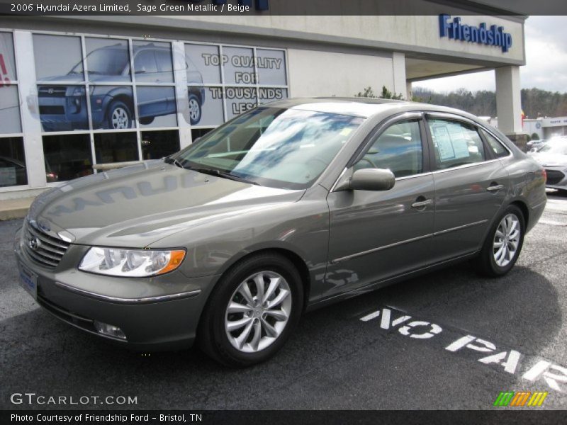 Sage Green Metallic / Beige 2006 Hyundai Azera Limited