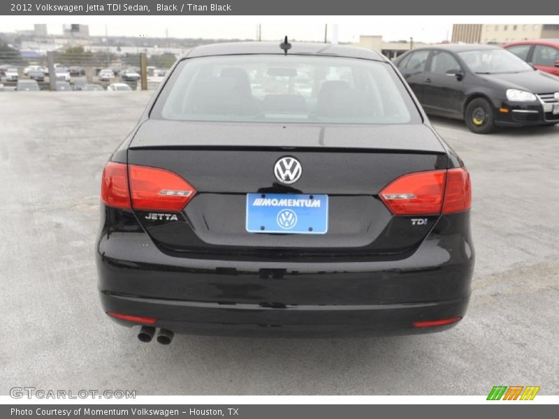 Black / Titan Black 2012 Volkswagen Jetta TDI Sedan