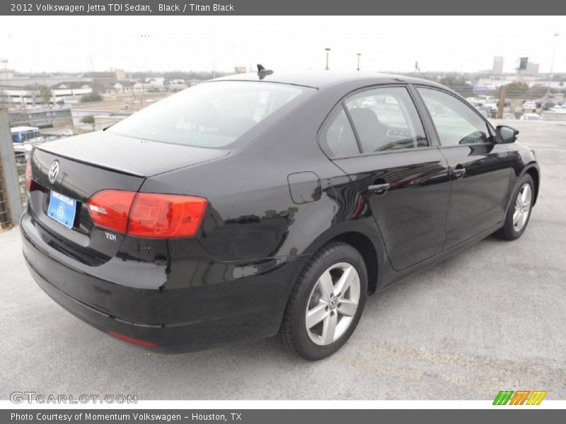 Black / Titan Black 2012 Volkswagen Jetta TDI Sedan