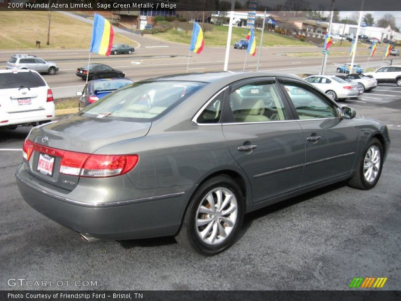 Sage Green Metallic / Beige 2006 Hyundai Azera Limited