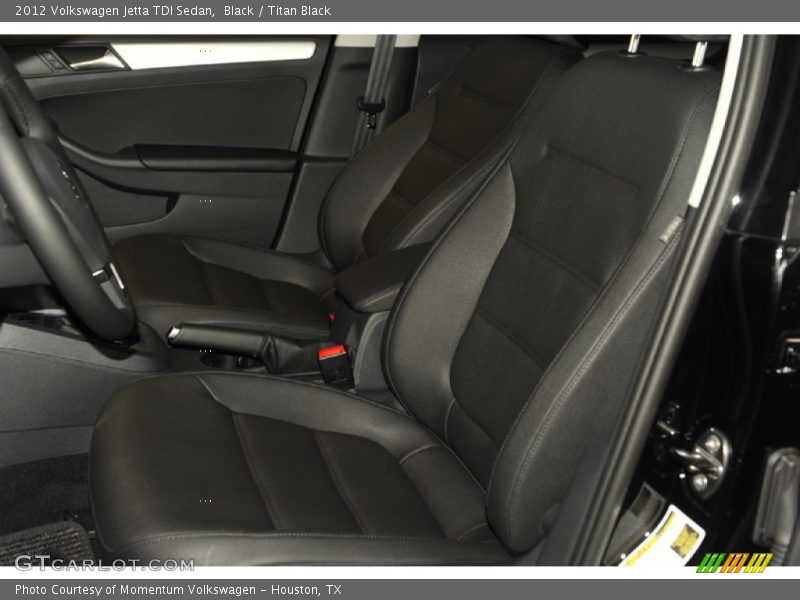 Black / Titan Black 2012 Volkswagen Jetta TDI Sedan