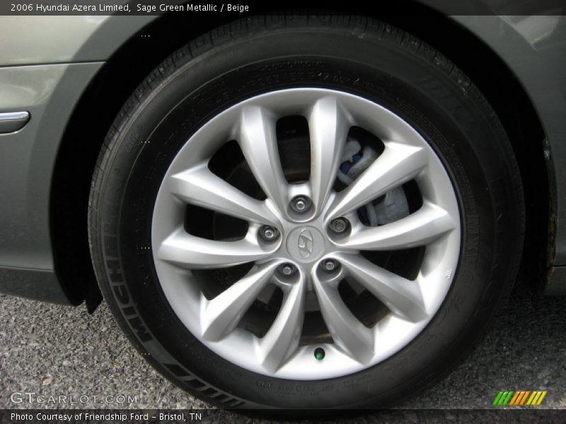 Sage Green Metallic / Beige 2006 Hyundai Azera Limited