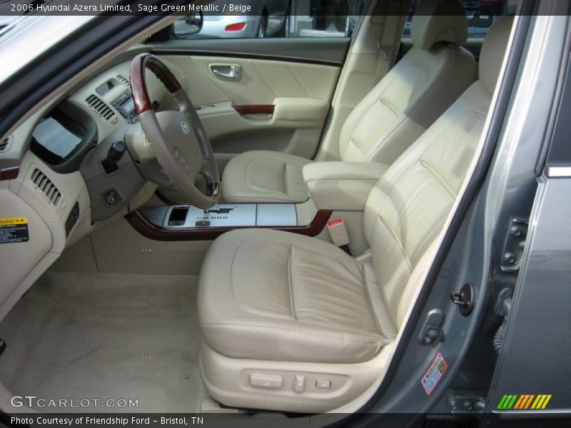Sage Green Metallic / Beige 2006 Hyundai Azera Limited