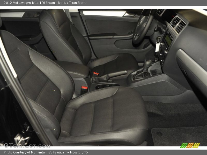 Black / Titan Black 2012 Volkswagen Jetta TDI Sedan