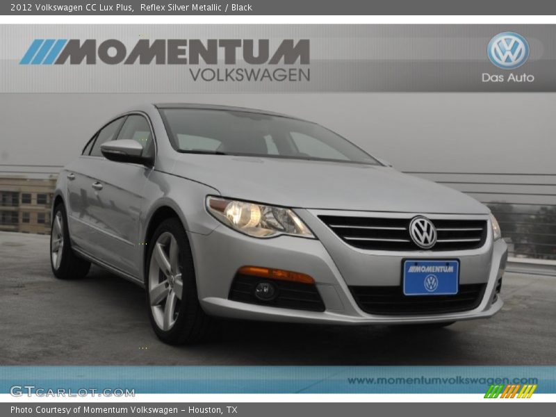 Reflex Silver Metallic / Black 2012 Volkswagen CC Lux Plus