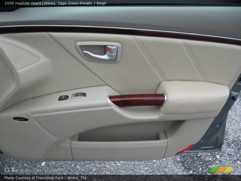 Sage Green Metallic / Beige 2006 Hyundai Azera Limited