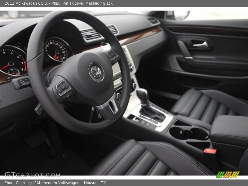 Reflex Silver Metallic / Black 2012 Volkswagen CC Lux Plus