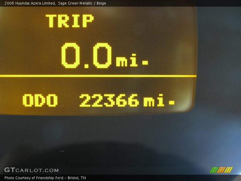 Sage Green Metallic / Beige 2006 Hyundai Azera Limited