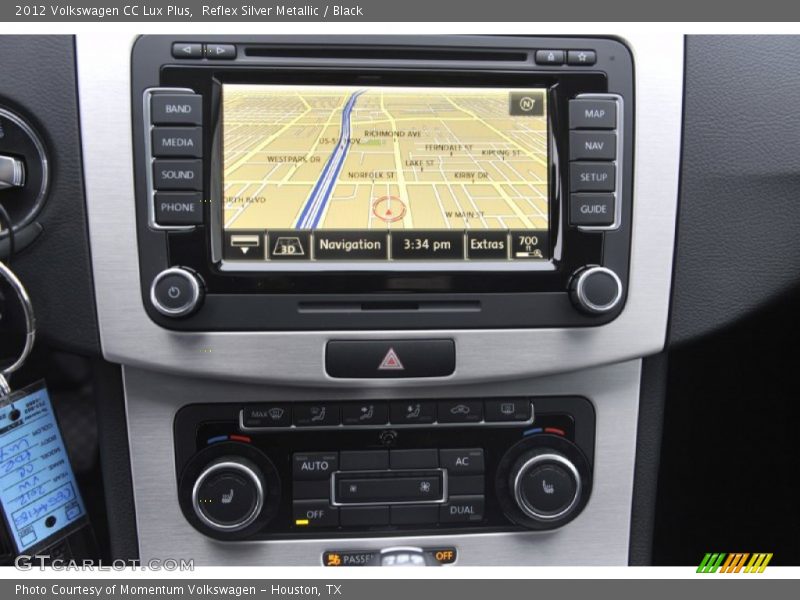 Navigation of 2012 CC Lux Plus