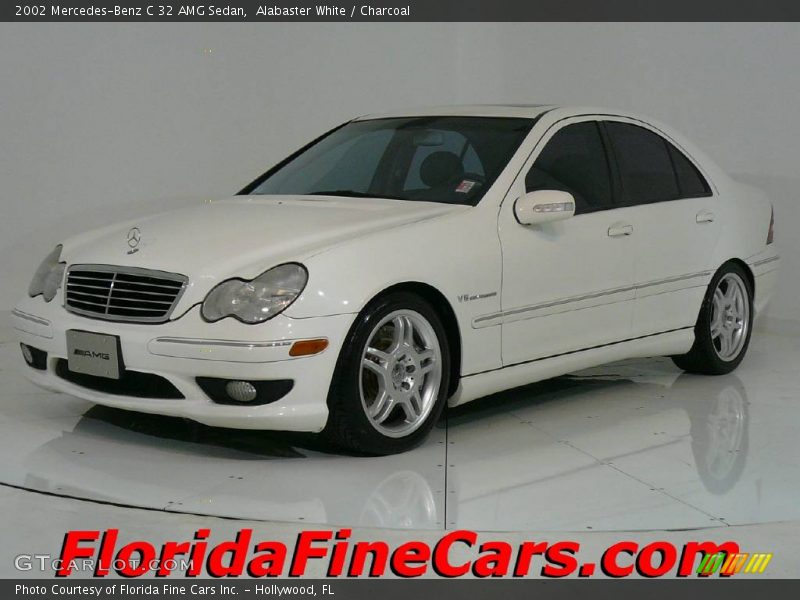 Alabaster White / Charcoal 2002 Mercedes-Benz C 32 AMG Sedan