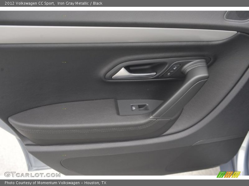 Iron Gray Metallic / Black 2012 Volkswagen CC Sport