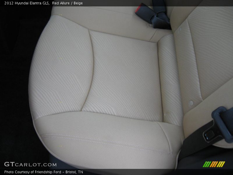 Red Allure / Beige 2012 Hyundai Elantra GLS