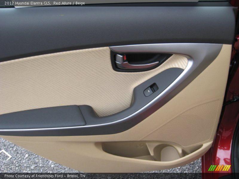 Red Allure / Beige 2012 Hyundai Elantra GLS