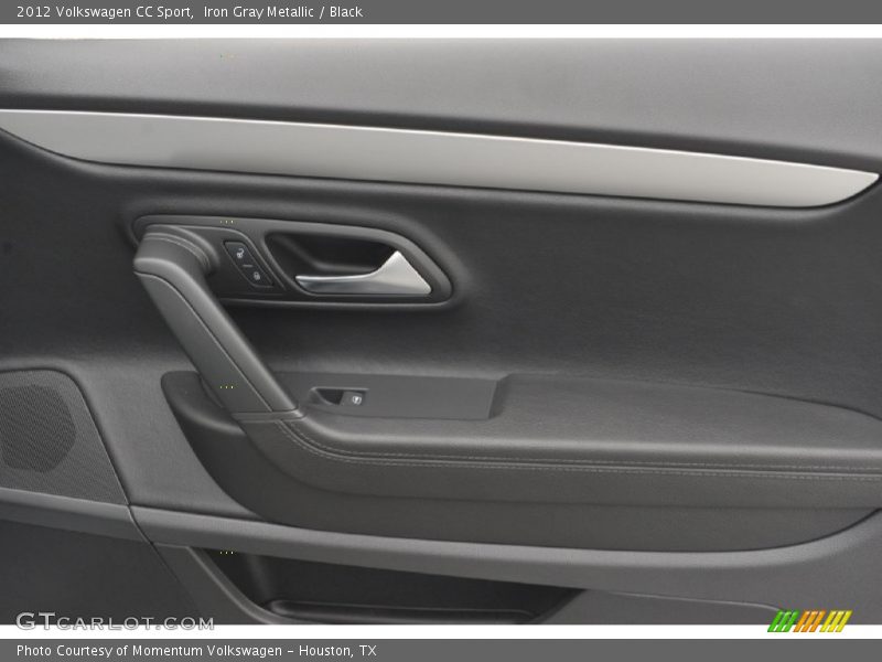 Iron Gray Metallic / Black 2012 Volkswagen CC Sport