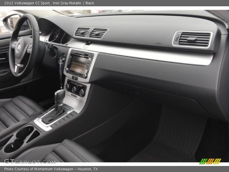 Iron Gray Metallic / Black 2012 Volkswagen CC Sport