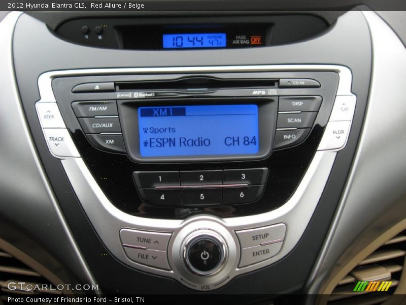 Red Allure / Beige 2012 Hyundai Elantra GLS