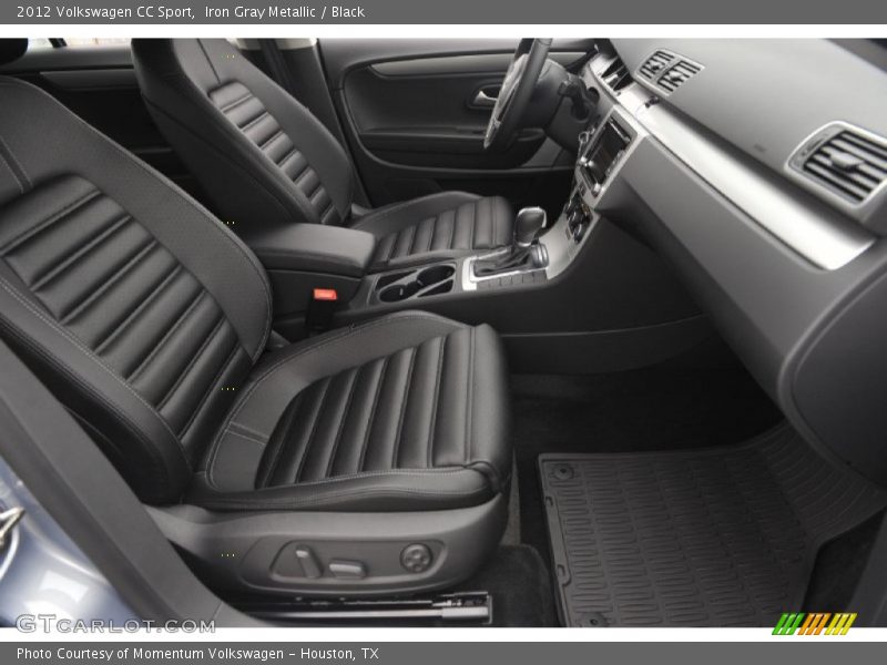 Iron Gray Metallic / Black 2012 Volkswagen CC Sport