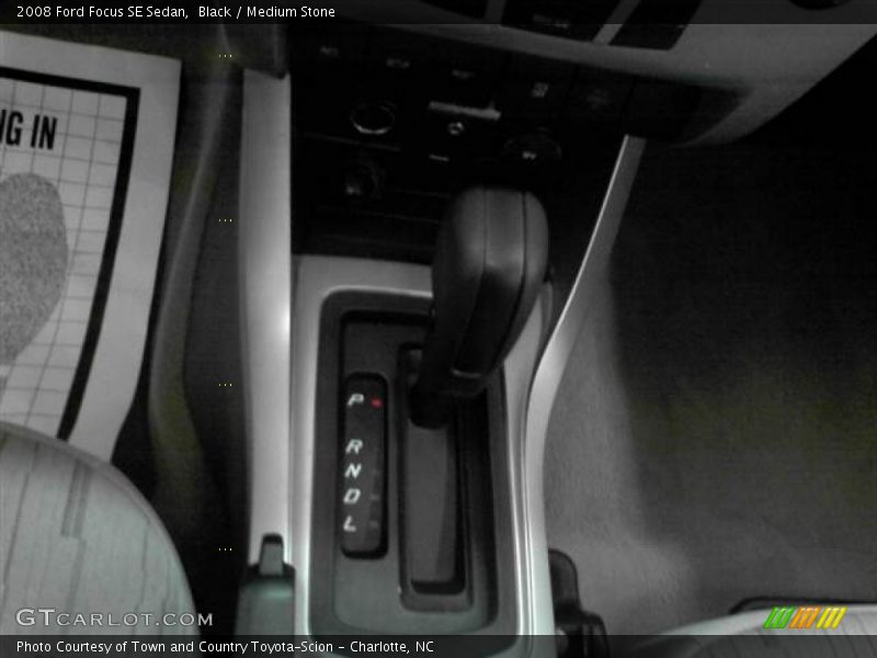 Black / Medium Stone 2008 Ford Focus SE Sedan