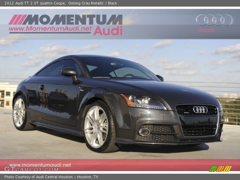 Oolong Gray Metallic / Black 2012 Audi TT 2.0T quattro Coupe