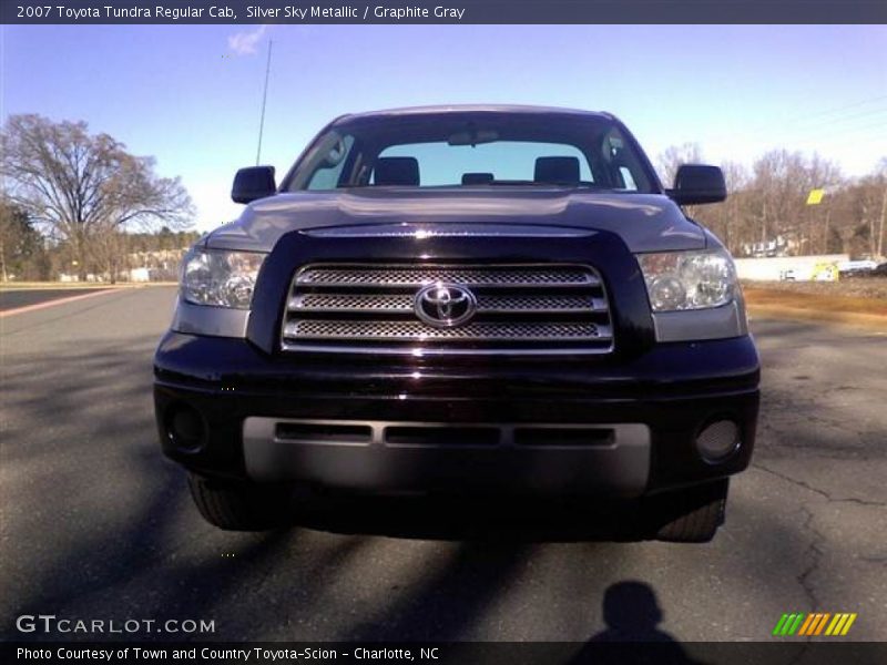 Silver Sky Metallic / Graphite Gray 2007 Toyota Tundra Regular Cab